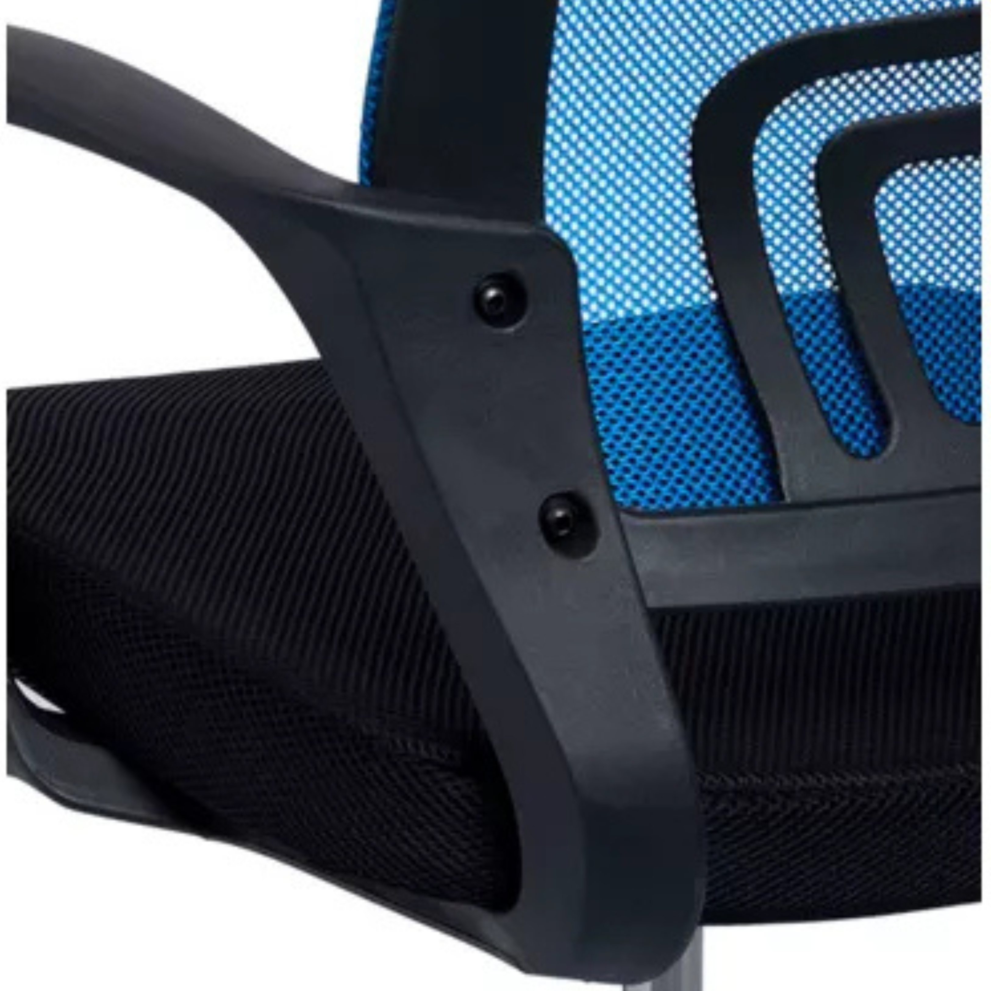 Silla Ejecutiva Ergonómica Nueva York - Respaldo de Malla Azul, Confort y Estilo para tu Oficina - 9
