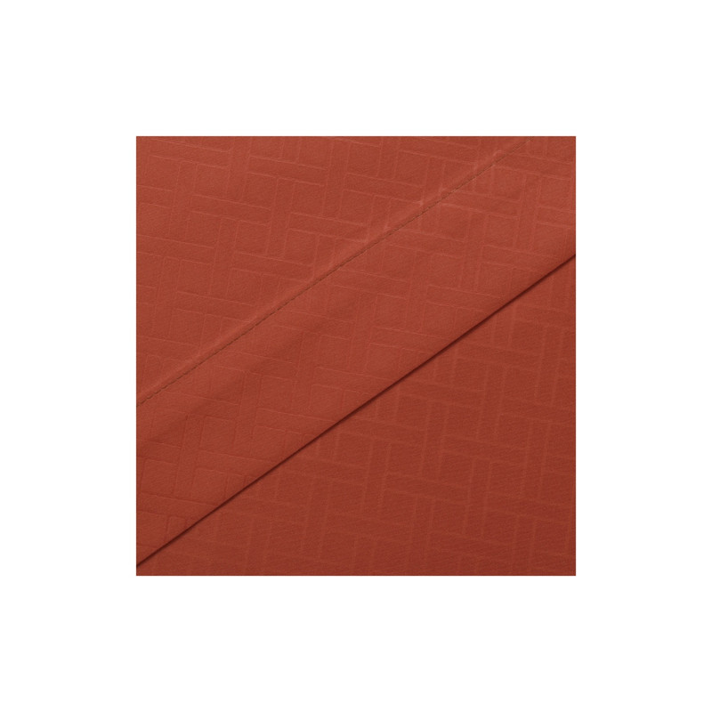 JUEGO DE SABANAS ARTHOME EMBOSSE COLOR TERRACOTA 2 PLAZAS MICROFIBRA - 3