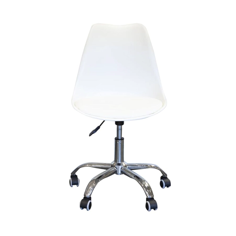 SILLA DE OFICINA ERGONOMICA SHANGHAI BLANCA ALTURA AJUSTABLE - 7