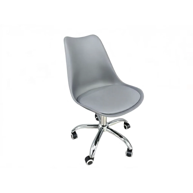 SILLA DE OFICINA ERGONOMICA SHANGHAI NEGRA Y GRIS ALTURA AJUSTABLE - 1