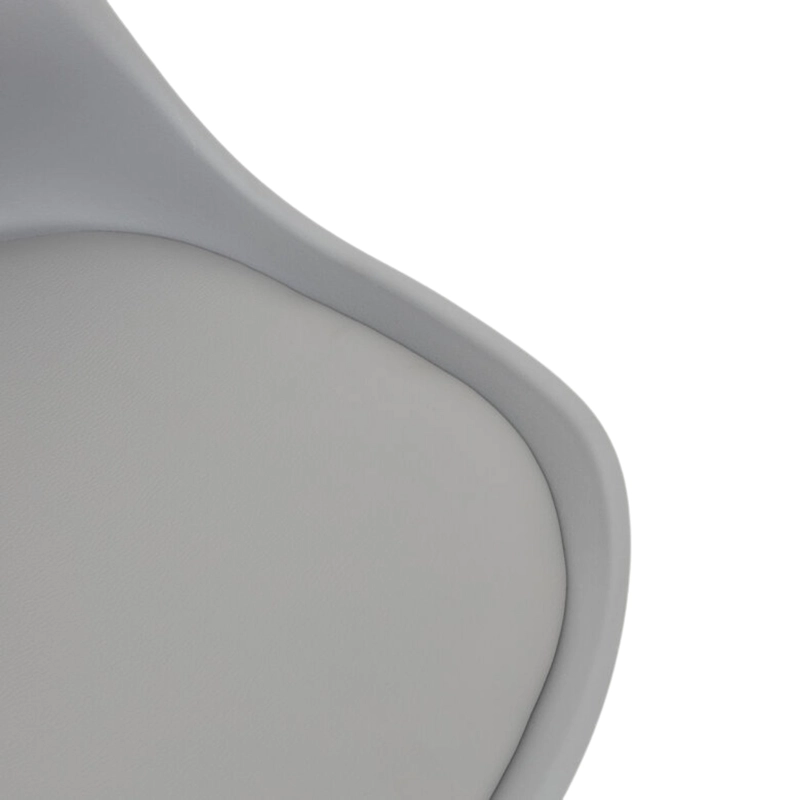 SILLA DE OFICINA ERGONOMICA SHANGHAI NEGRA Y GRIS ALTURA AJUSTABLE - 12