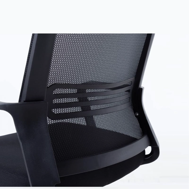 SILLA DE OFICINA NEGRA ERGONOMICA AJUSTABLE SANTIAGO - 9