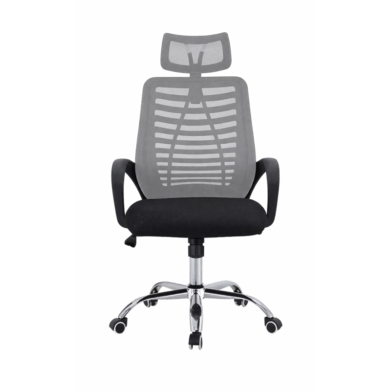 SILLA DE OFICINA EJECUTIVA MADRID ERGONOMICA COLOR NEGRA Y GRIS - 5