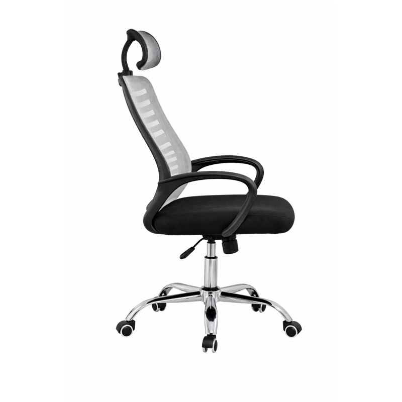 SILLA DE OFICINA EJECUTIVA MADRID ERGONOMICA COLOR NEGRA Y GRIS - 6