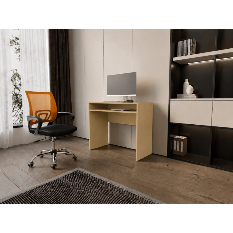 COMBO OFICINA 1 ESCRITORIO CARTAGENA + SILLA NEW YORK ERGONOMICA ALTURA AJUSTABLE - 1