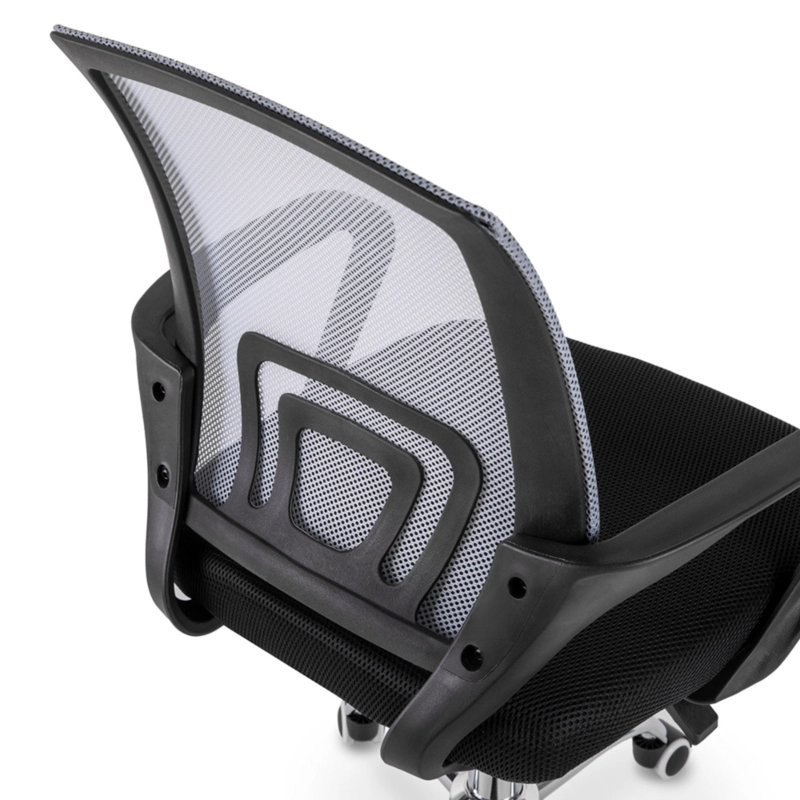 COMBO OFICINA 1 ESCRITORIO BLANCO + SILLA NEW YORK ERGONOMICA ALTURA AJUSTABLE - 10