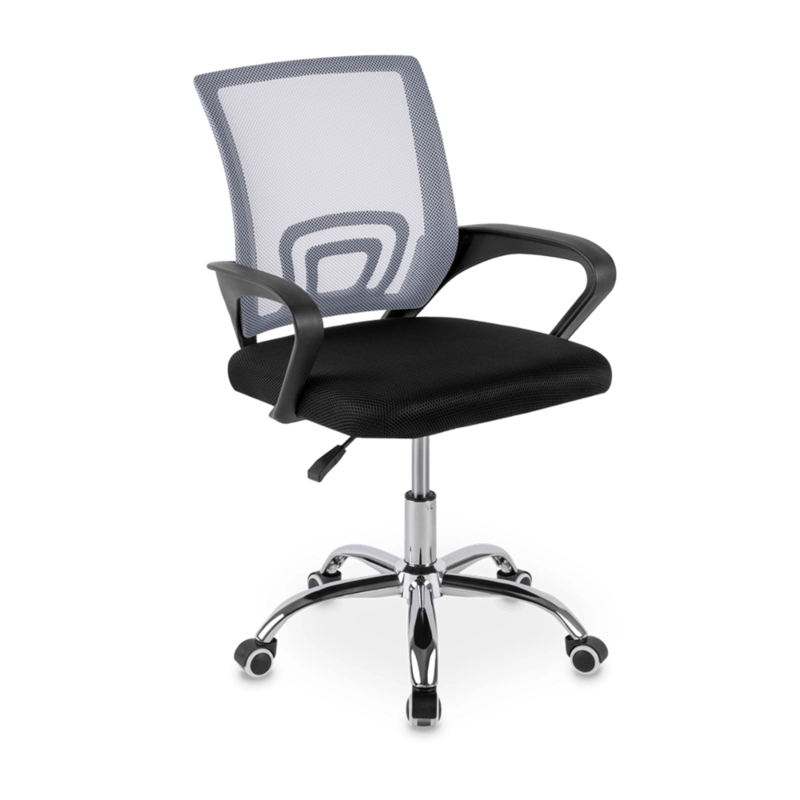 COMBO OFICINA 1 ESCRITORIO BLANCO + SILLA NEW YORK ERGONOMICA ALTURA AJUSTABLE - 3