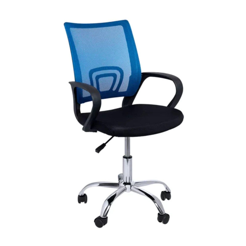 COMBO OFICINA 1 ESCRITORIO BLANCO + SILLA NEW YORK ERGONOMICA ALTURA AJUSTABLE - 4