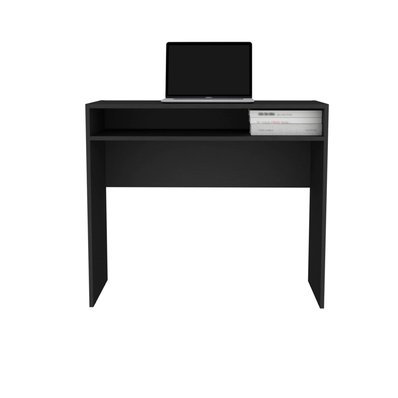 COMBO OFICINA 1 ESCRITORIO WENGUE + SILLA NEW YORK ERGONOMICA ALTURA AJUSTABLE - 2