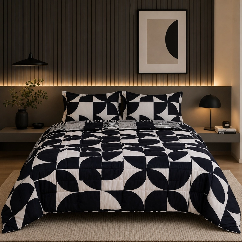 PLUMON ACOLCHADO DUO REVERSIBLE 2 EN 1 CONFORT 2 PLAZAS - 1