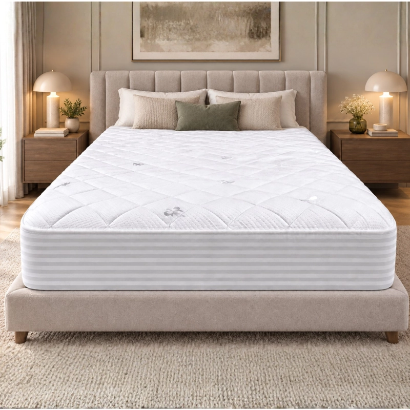 CUBRECOLCHON PROTECTOR IMPERMEABLE AQUABED BLANCO - TAMAÑO: 2 PLAZAS - 3