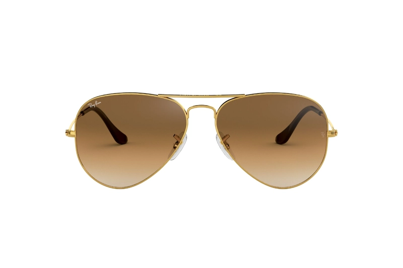 LENTES SOL RAY-BAN AVIATOR GOLD BROWN - 1