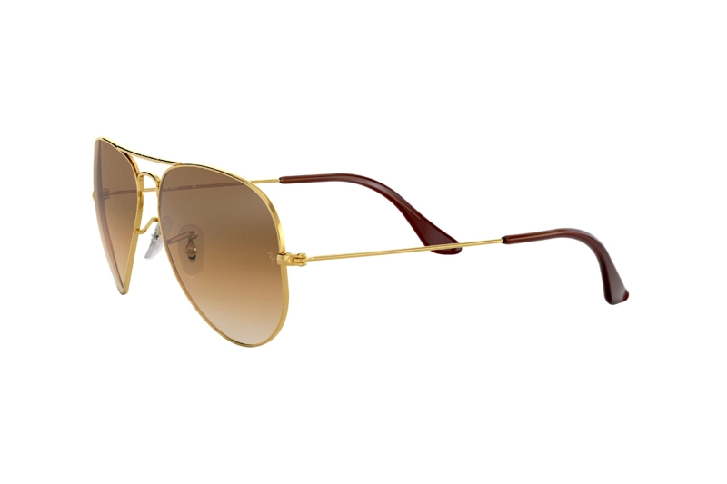 LENTES SOL RAY-BAN AVIATOR GOLD BROWN - 3