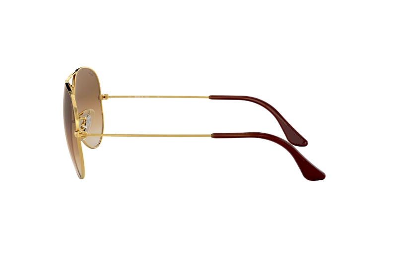 LENTES SOL RAY-BAN AVIATOR GOLD BROWN - 4