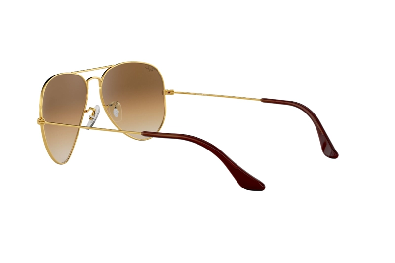 LENTES SOL RAY-BAN AVIATOR GOLD BROWN - 5
