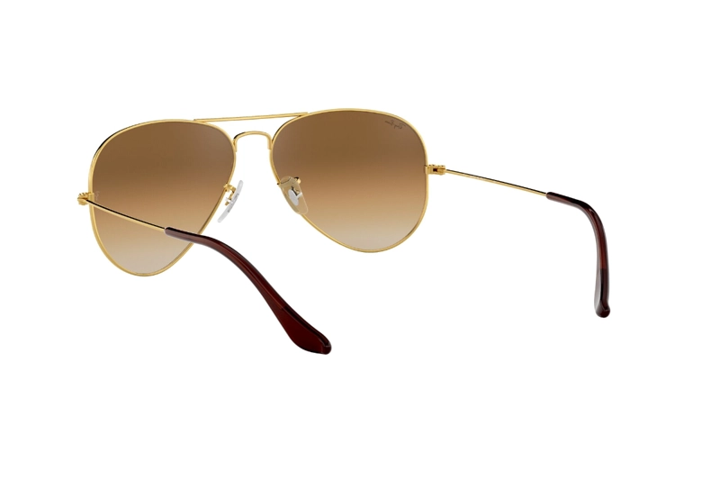 LENTES SOL RAY-BAN AVIATOR GOLD BROWN - 6