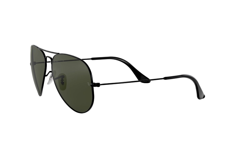 LENTES SOL RAY-BAN AVIATOR NEGRO VERDE - 3