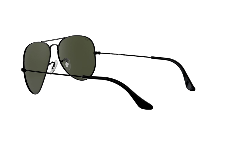 LENTES SOL RAY-BAN AVIATOR NEGRO VERDE - 5