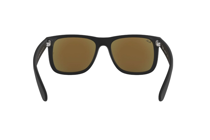 LENTES SOL RAY-BAN JUSTIN NEGRO ESPEJADOS - 6