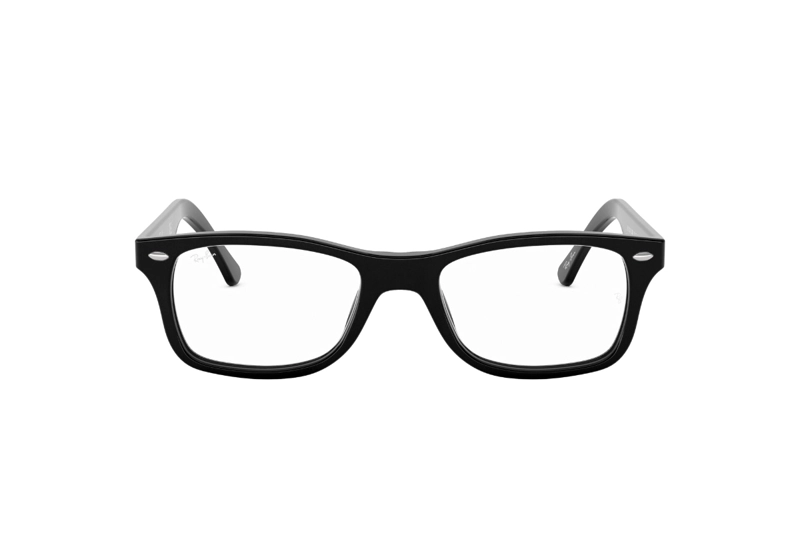 LENTES RAY-BAN ÓPTICOS NEGRO PULIDO ÓPTICAL - 1