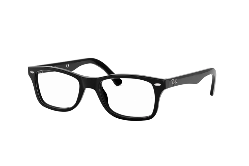 LENTES RAY-BAN ÓPTICOS NEGRO PULIDO ÓPTICAL - 2