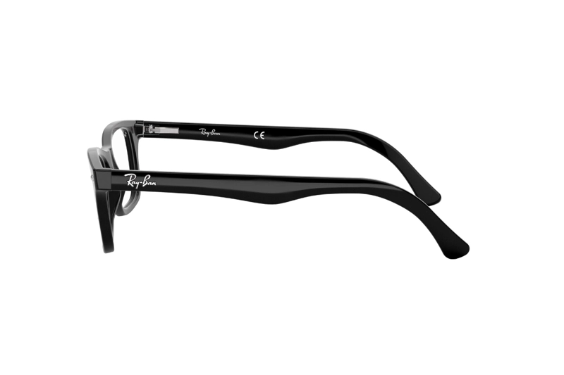 LENTES RAY-BAN ÓPTICOS NEGRO PULIDO ÓPTICAL - 4