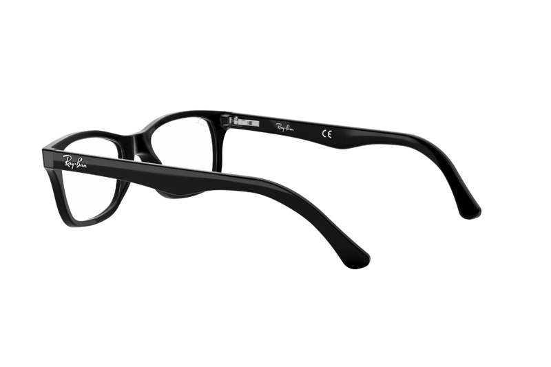 LENTES RAY-BAN ÓPTICOS NEGRO PULIDO ÓPTICAL - 5