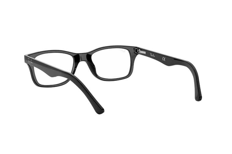 LENTES RAY-BAN ÓPTICOS NEGRO PULIDO ÓPTICAL - 6