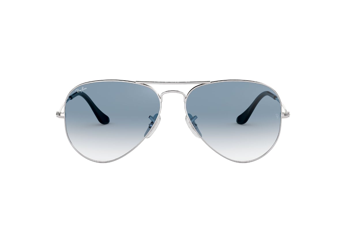 LENTES DE SOL AVIATOR SILVER BLUE RAY-BAN - 1