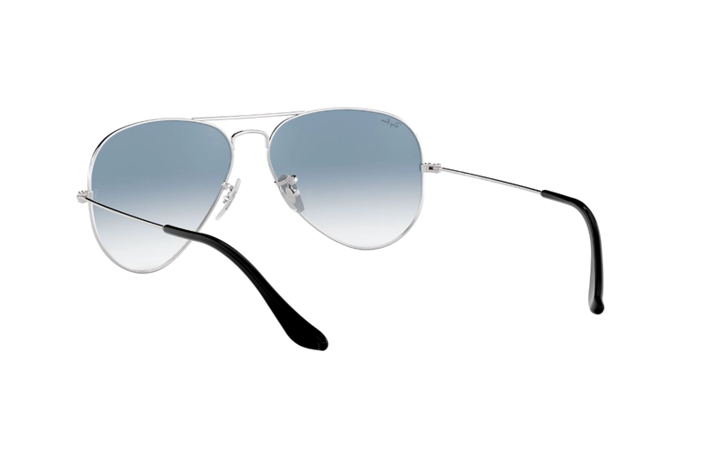 LENTES DE SOL AVIATOR SILVER BLUE RAY-BAN - 6