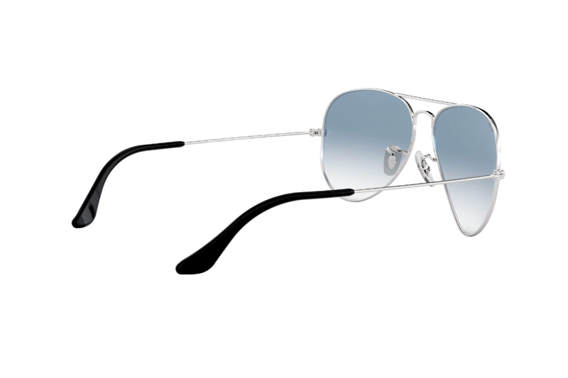 LENTES DE SOL AVIATOR SILVER BLUE RAY-BAN - 9