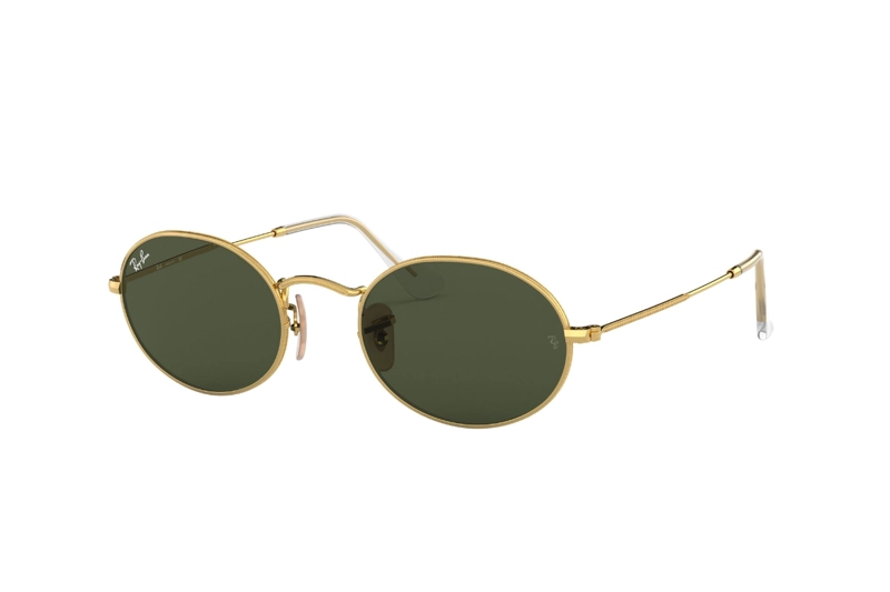 LENTES SOL RAY-BAN OVAL GOLD GREEN - 2