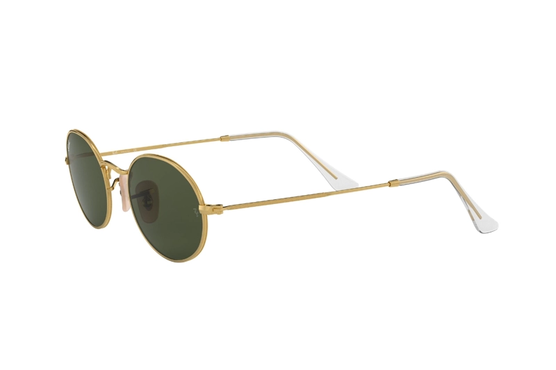 LENTES SOL RAY-BAN OVAL GOLD GREEN - 3