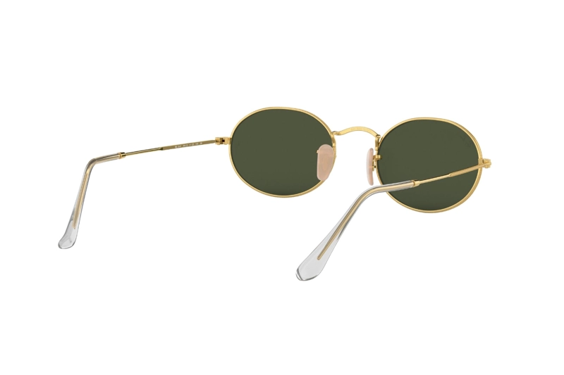 LENTES SOL RAY-BAN OVAL GOLD GREEN - 8