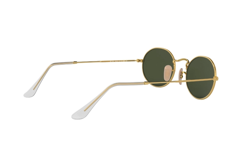 LENTES SOL RAY-BAN OVAL GOLD GREEN - 9