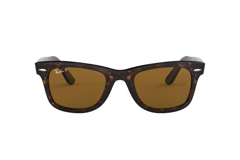 LENTES SOL RAY-BAN WAYFARER HAVANA POLARIZADOS - 1