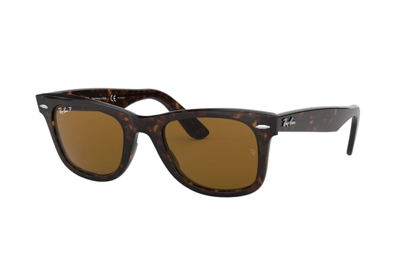 LENTES SOL RAY-BAN WAYFARER HAVANA POLARIZADOS - 2