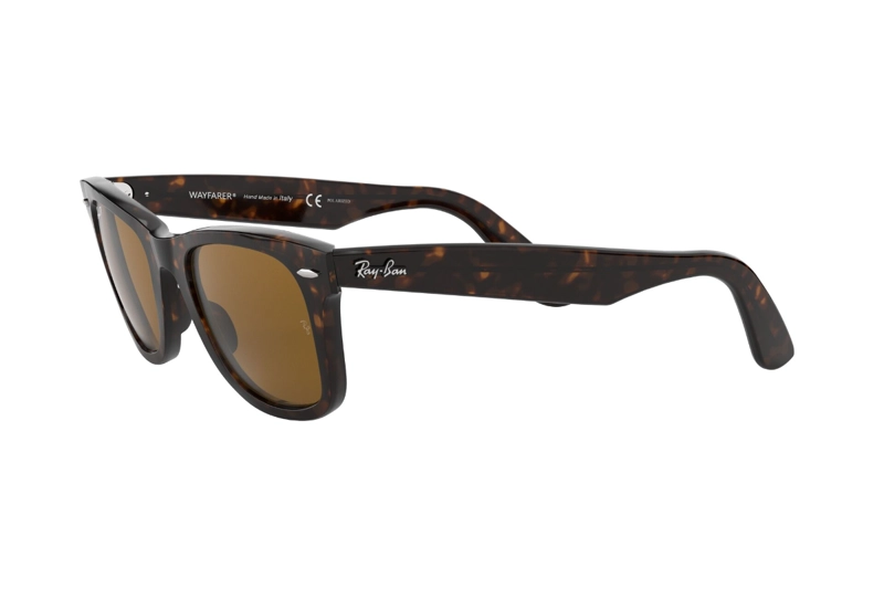 LENTES SOL RAY-BAN WAYFARER HAVANA POLARIZADOS - 3