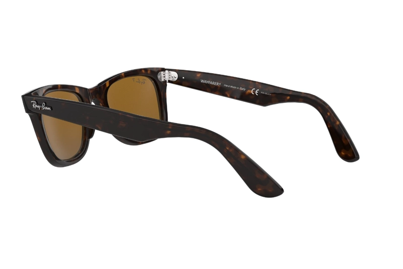 LENTES SOL RAY-BAN WAYFARER HAVANA POLARIZADOS - 5