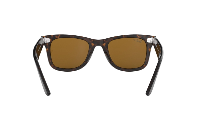 LENTES SOL RAY-BAN WAYFARER HAVANA POLARIZADOS - 7
