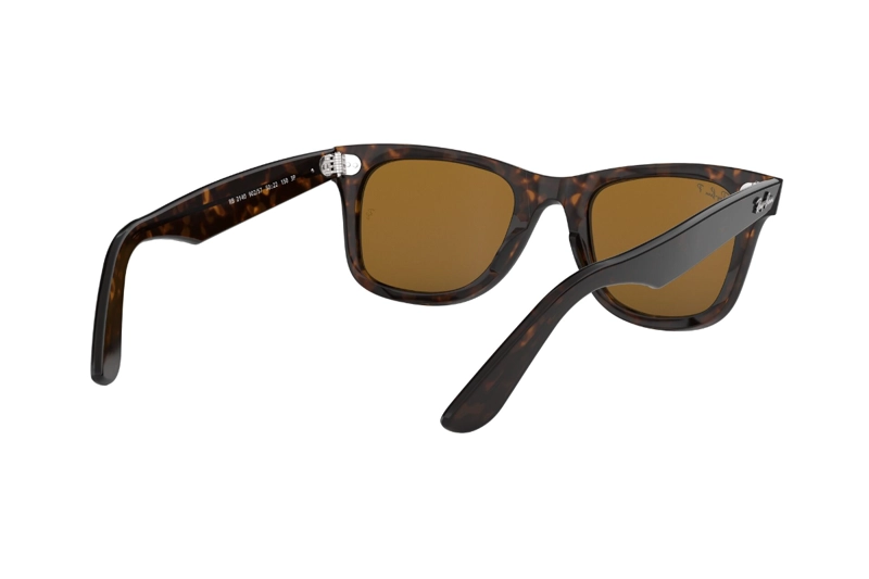 LENTES SOL RAY-BAN WAYFARER HAVANA POLARIZADOS - 8