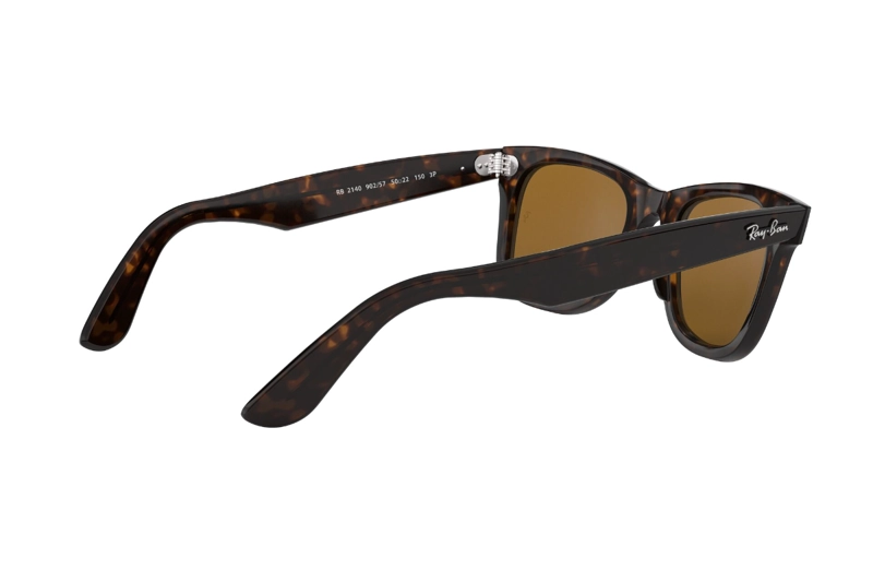 LENTES SOL RAY-BAN WAYFARER HAVANA POLARIZADOS - 9