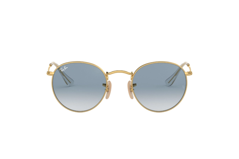 LENTES SOL RAY-BAN ROUND FLAT BLUE GRADIENT - 1
