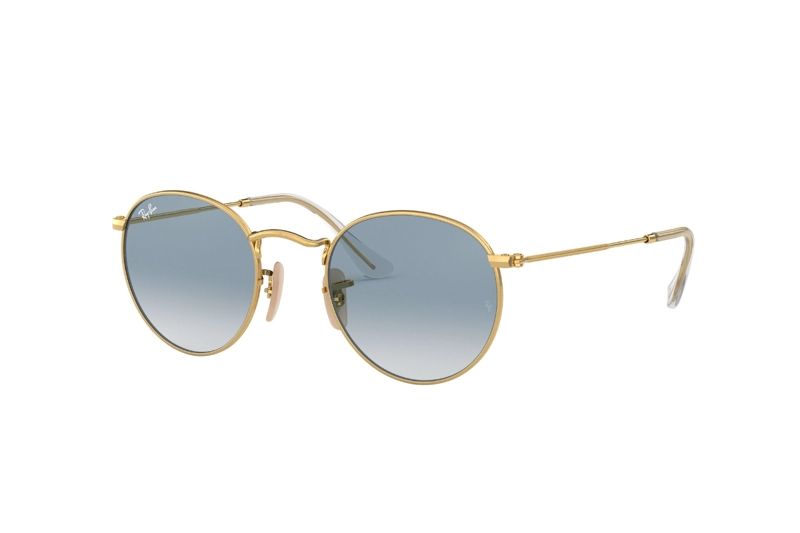 LENTES SOL RAY-BAN ROUND FLAT BLUE GRADIENT - 2