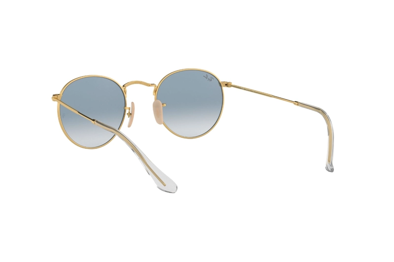 LENTES SOL RAY-BAN ROUND FLAT BLUE GRADIENT - 6
