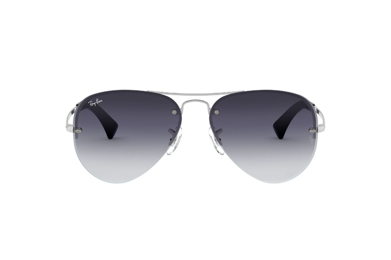 LENTES SOL RAY-BAN ICONIC AVIATOR SILVER - 1