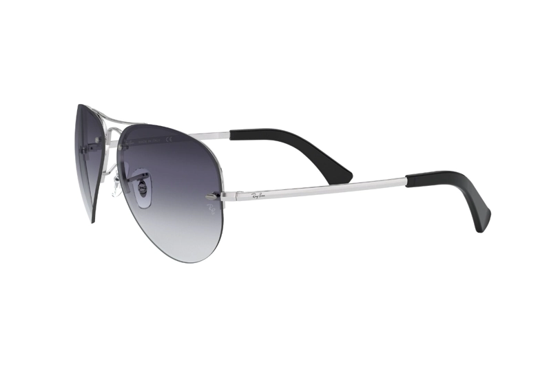 LENTES SOL RAY-BAN ICONIC AVIATOR SILVER - 3