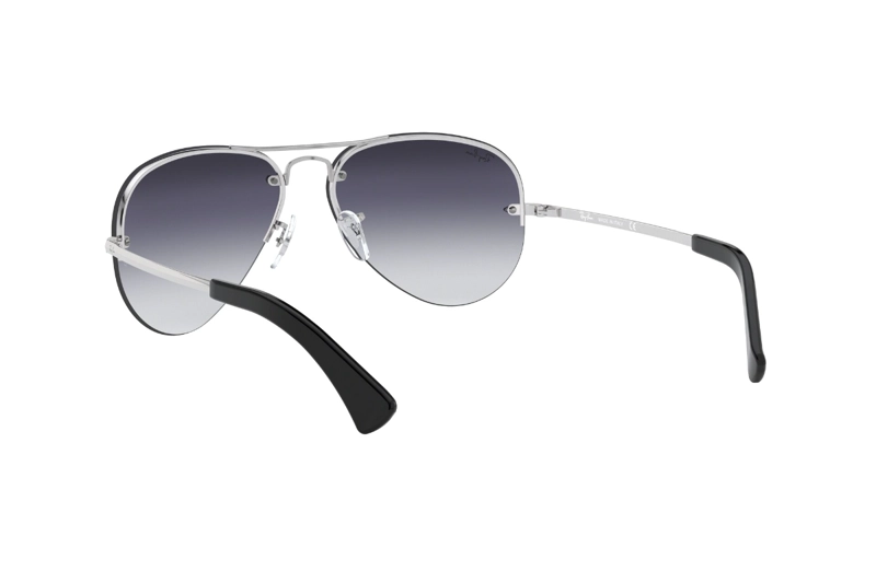 LENTES SOL RAY-BAN ICONIC AVIATOR SILVER - 6