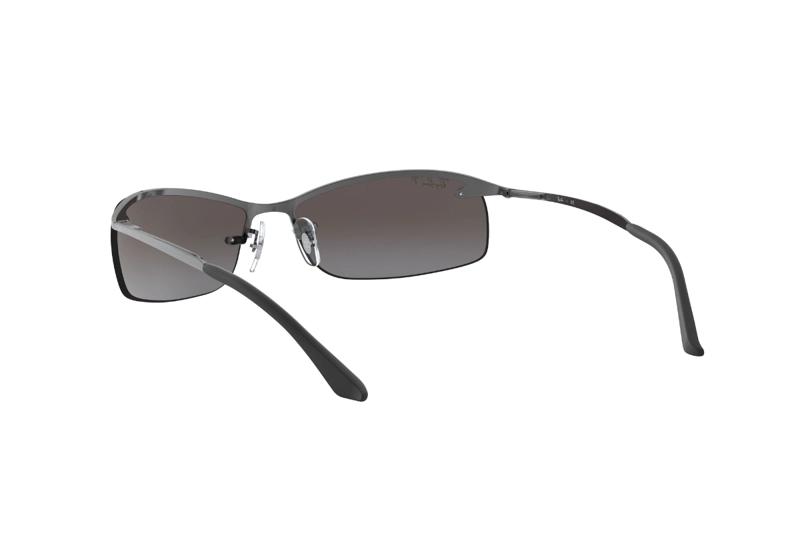 LENTES DE SOL RAY-BAN RB3183 GUNMETAL POLARIZADOS - 6