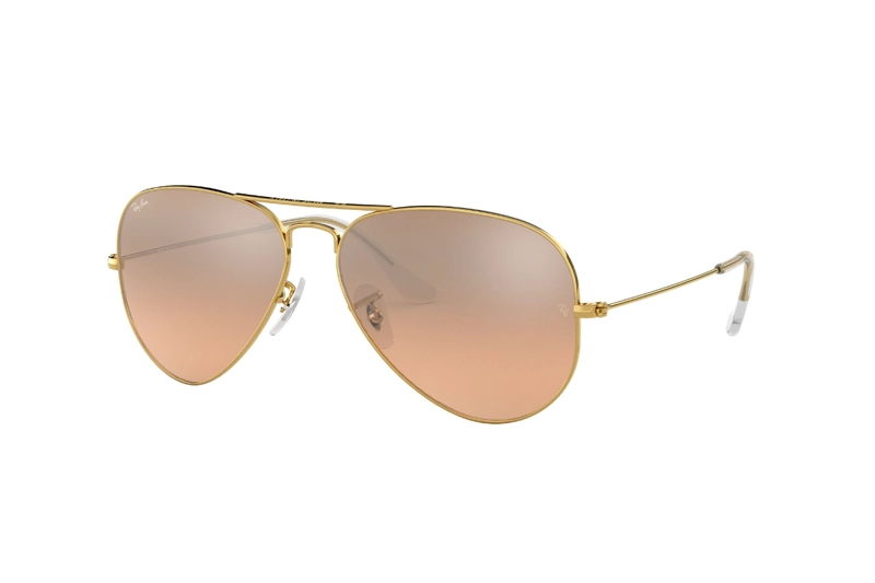 LENTES SOL RAY-BAN AVIATOR PINK MIRROR - 2